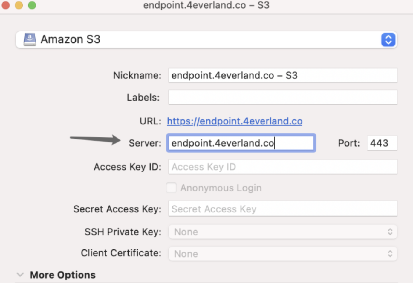 用Cyberduck将4EVERLAND Bucket挂载到本地，构建属于自己的Web3云网盘